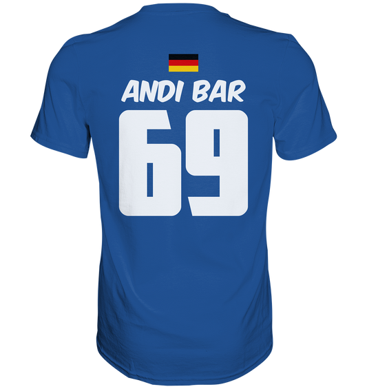 Andi Bar - Premium Shirt (Rückenprint)