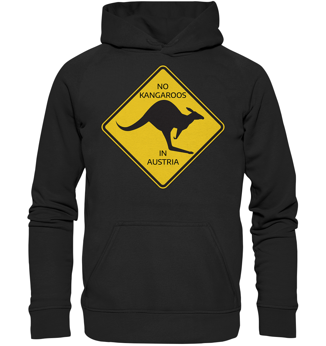 NO KANGAROOS IN AUSTRIA - Basic Unisex Hoodie