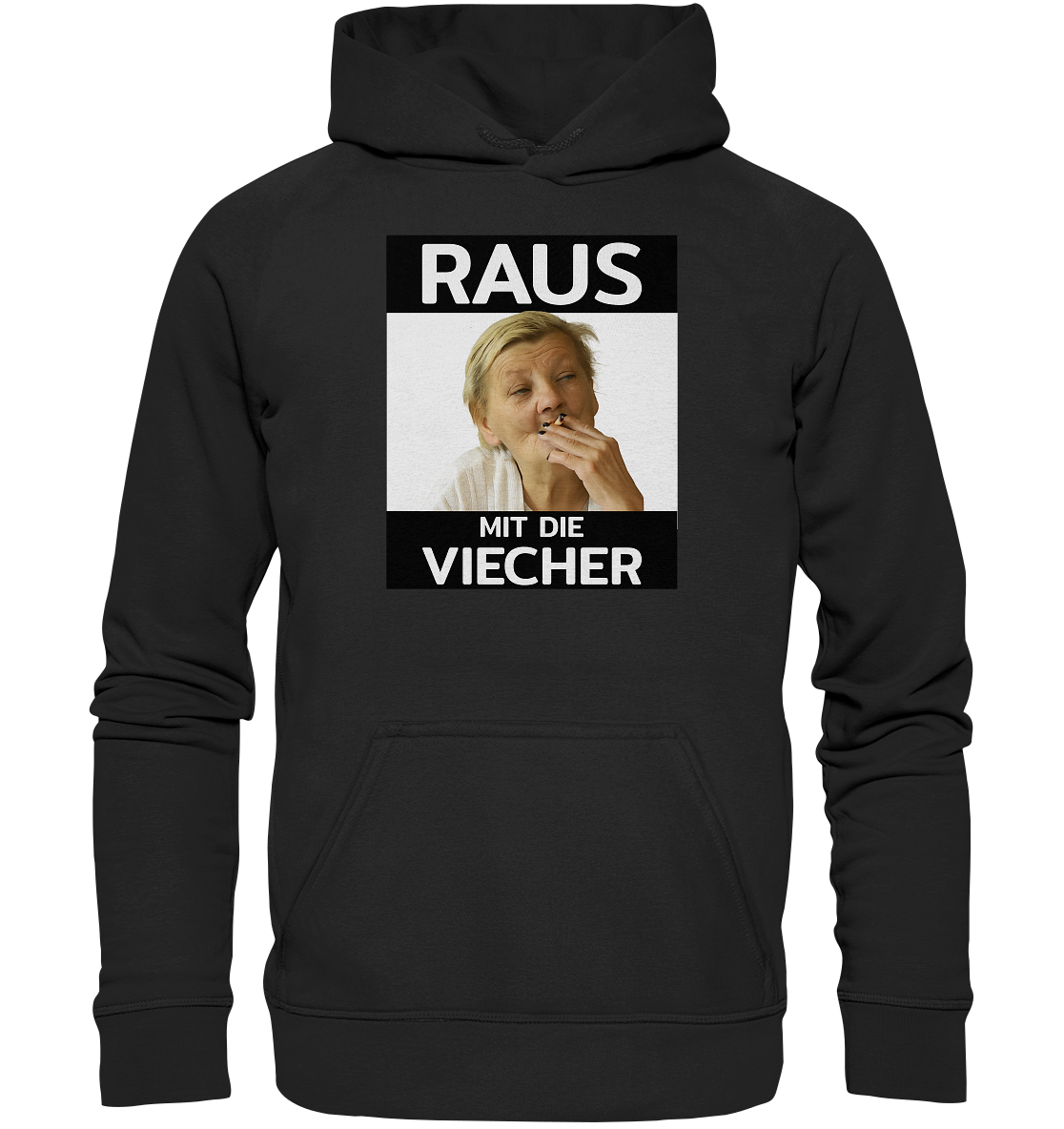 Raus mit die Viecher - Basic Unisex Hoodie