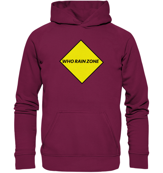 Who Rain Zone - Basic Unisex Hoodie