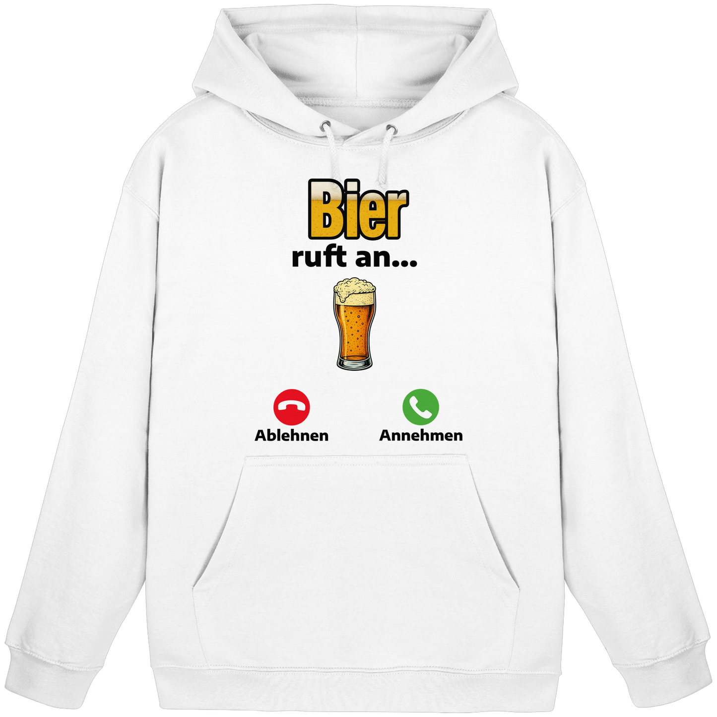 Bier ruft an... - Basic Unisex Hoodie