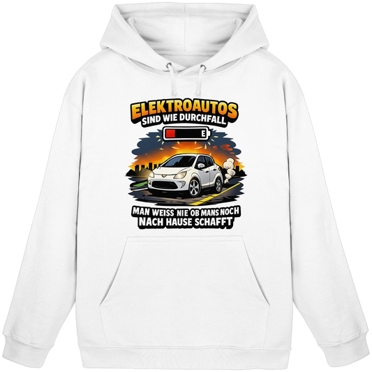 Elektroautos sind wie Durchfall - Basic Unisex Hoodie