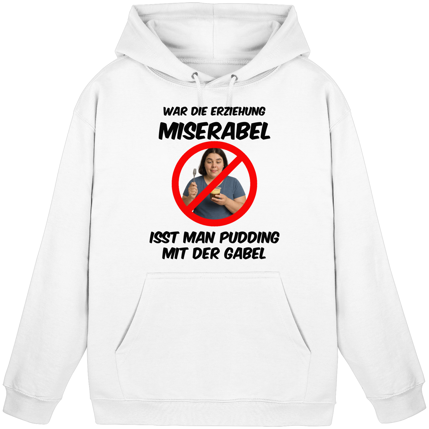 Pudding mit der Gabel - Basic Unisex Hoodie