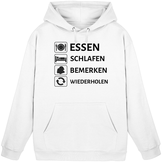 Essen Schlafen Bemerken - Basic Unisex Hoodie