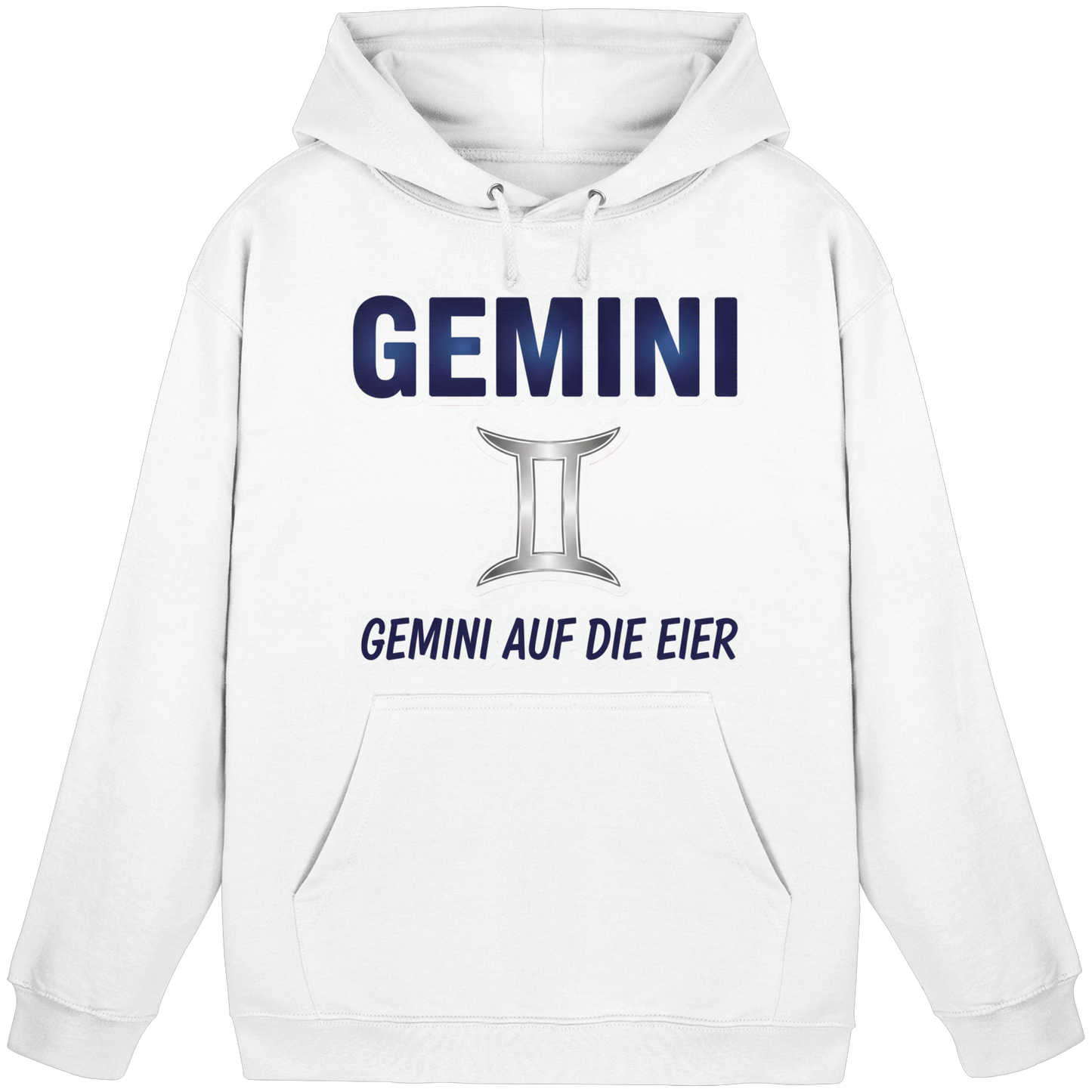 Gemini auf die Eier - Basic Unisex Hoodie
