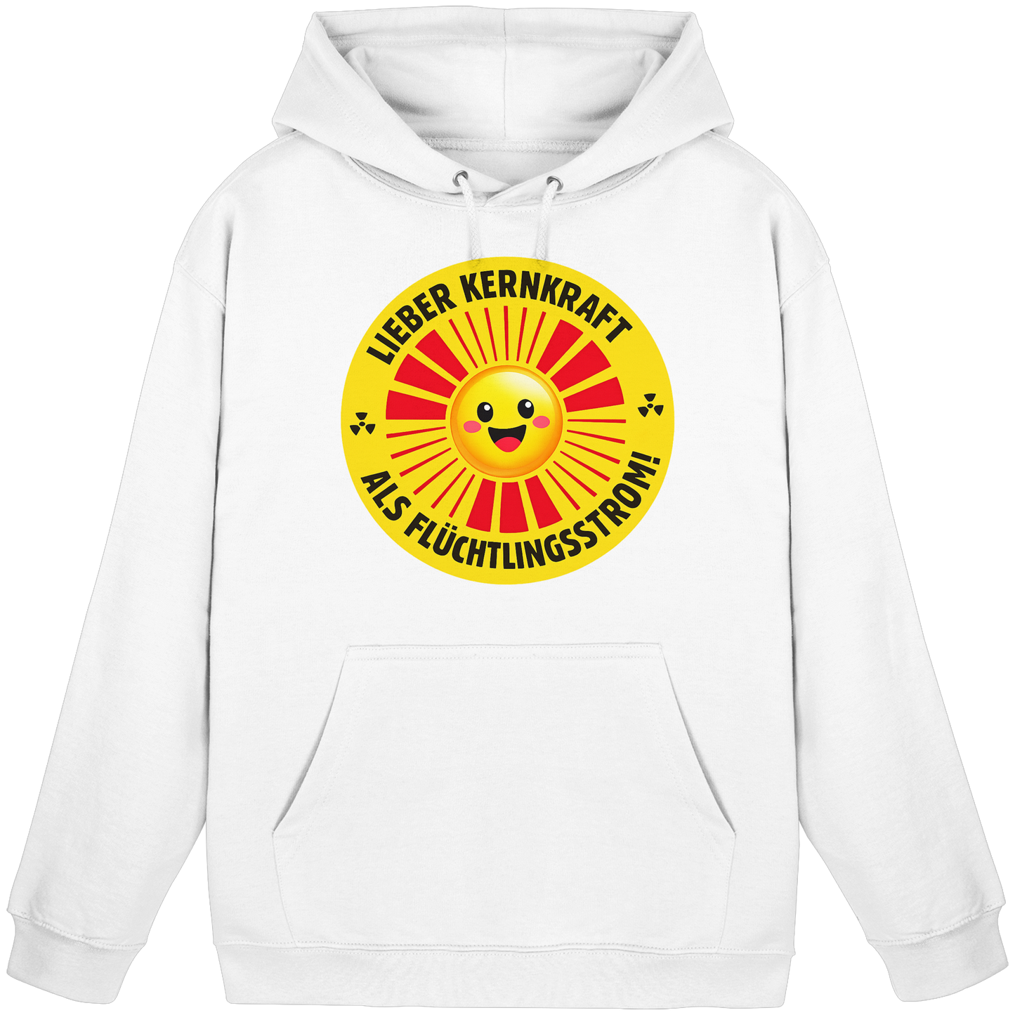 Lieber Kernkraft als Flüchtlingsstrom - Basic Unisex Hoodie
