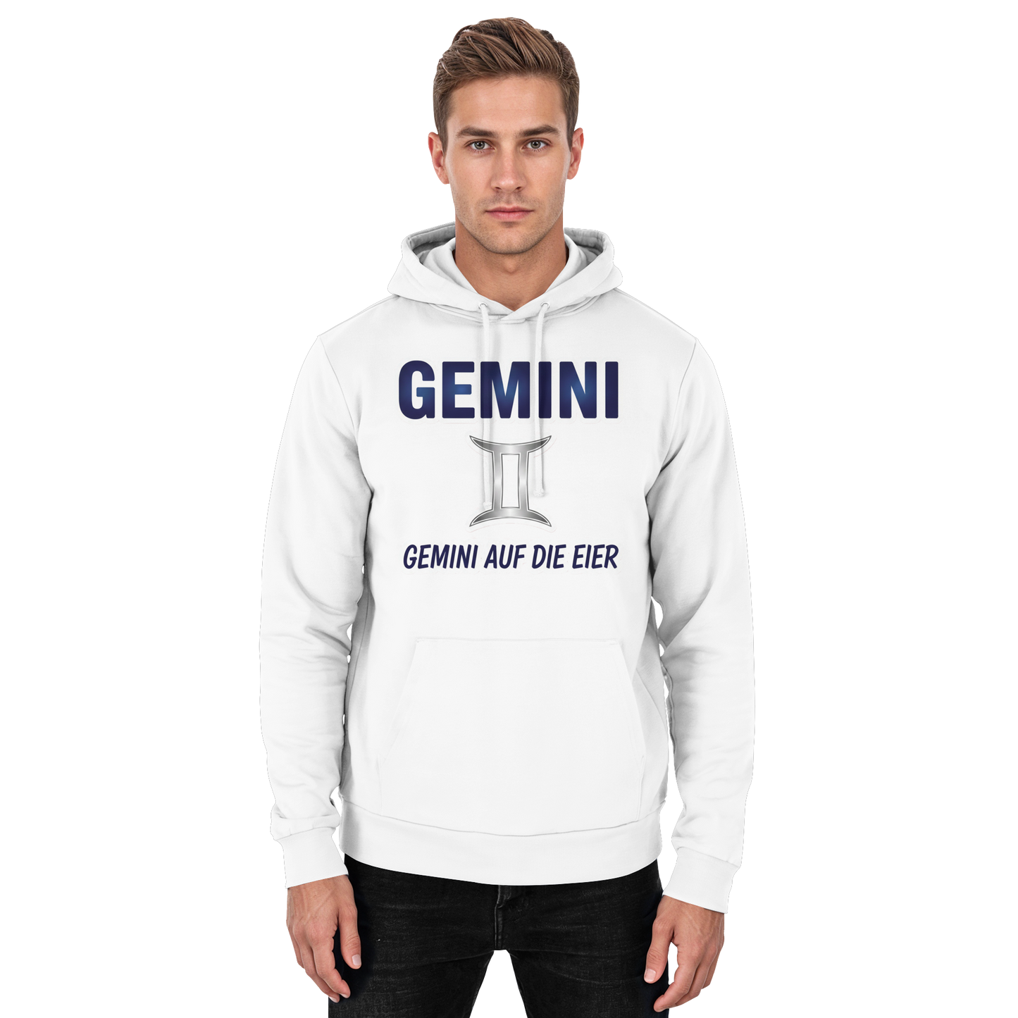 Gemini auf die Eier - Basic Unisex Hoodie