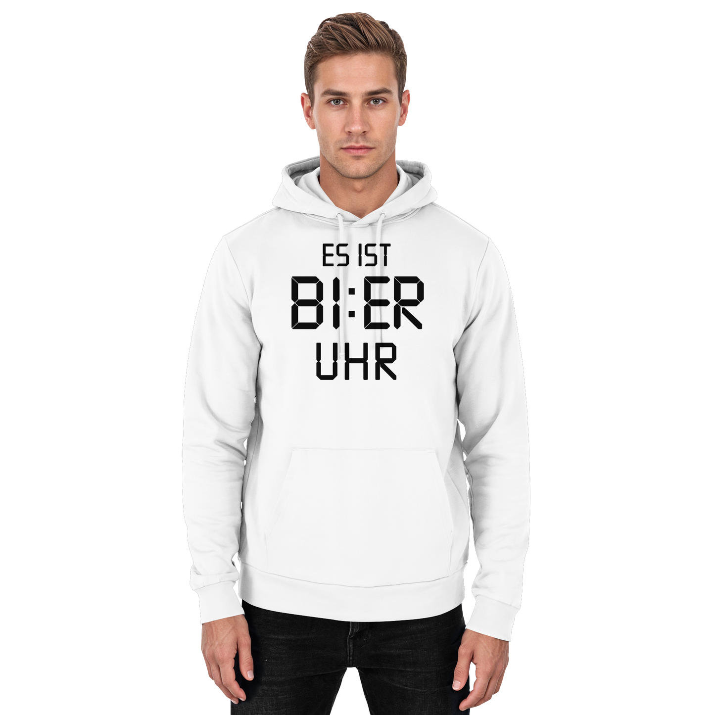 Es ist Bier Uhr - Basic Unisex Hoodie
