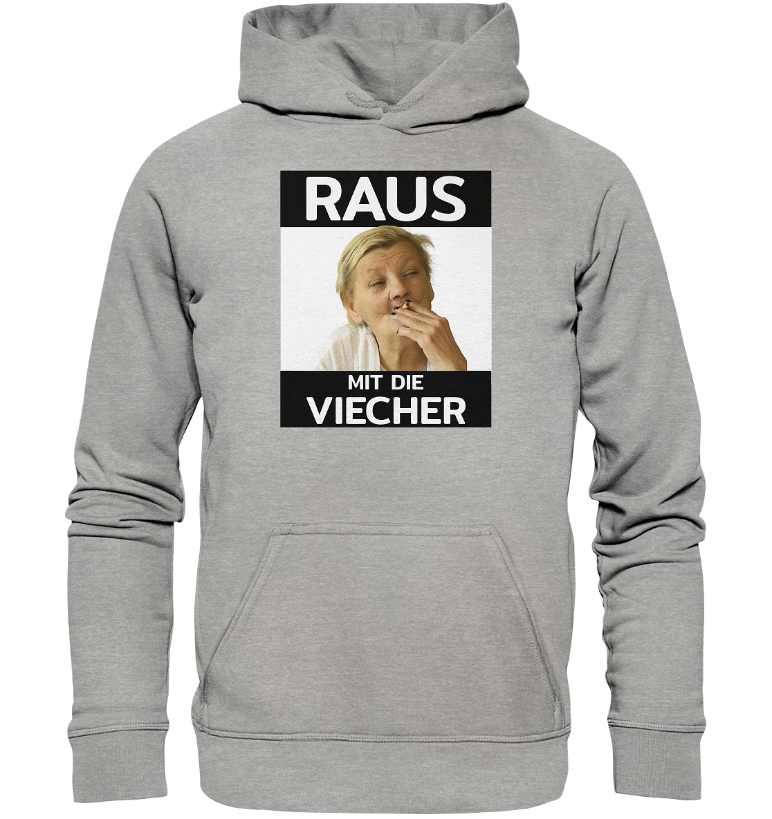 Raus mit die Viecher - Basic Unisex Hoodie