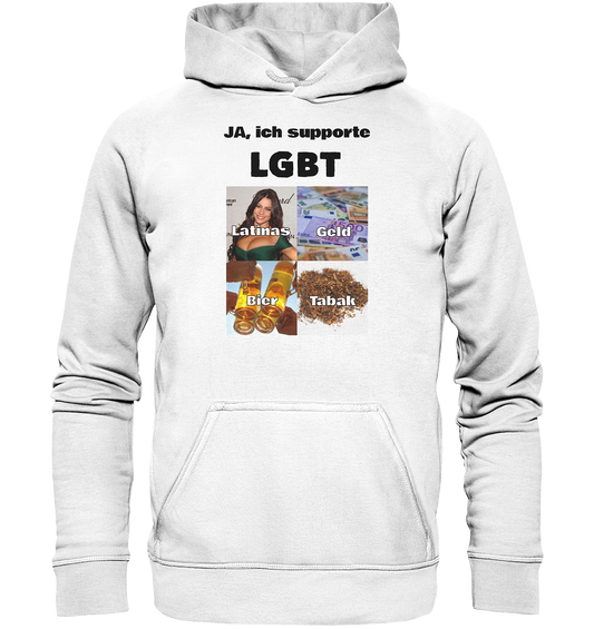 Ich supporte LGBT - Basic Unisex Hoodie