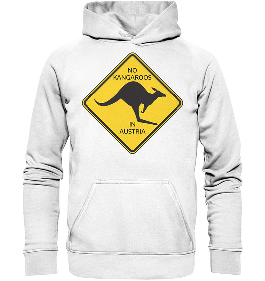 NO KANGAROOS IN AUSTRIA - Basic Unisex Hoodie