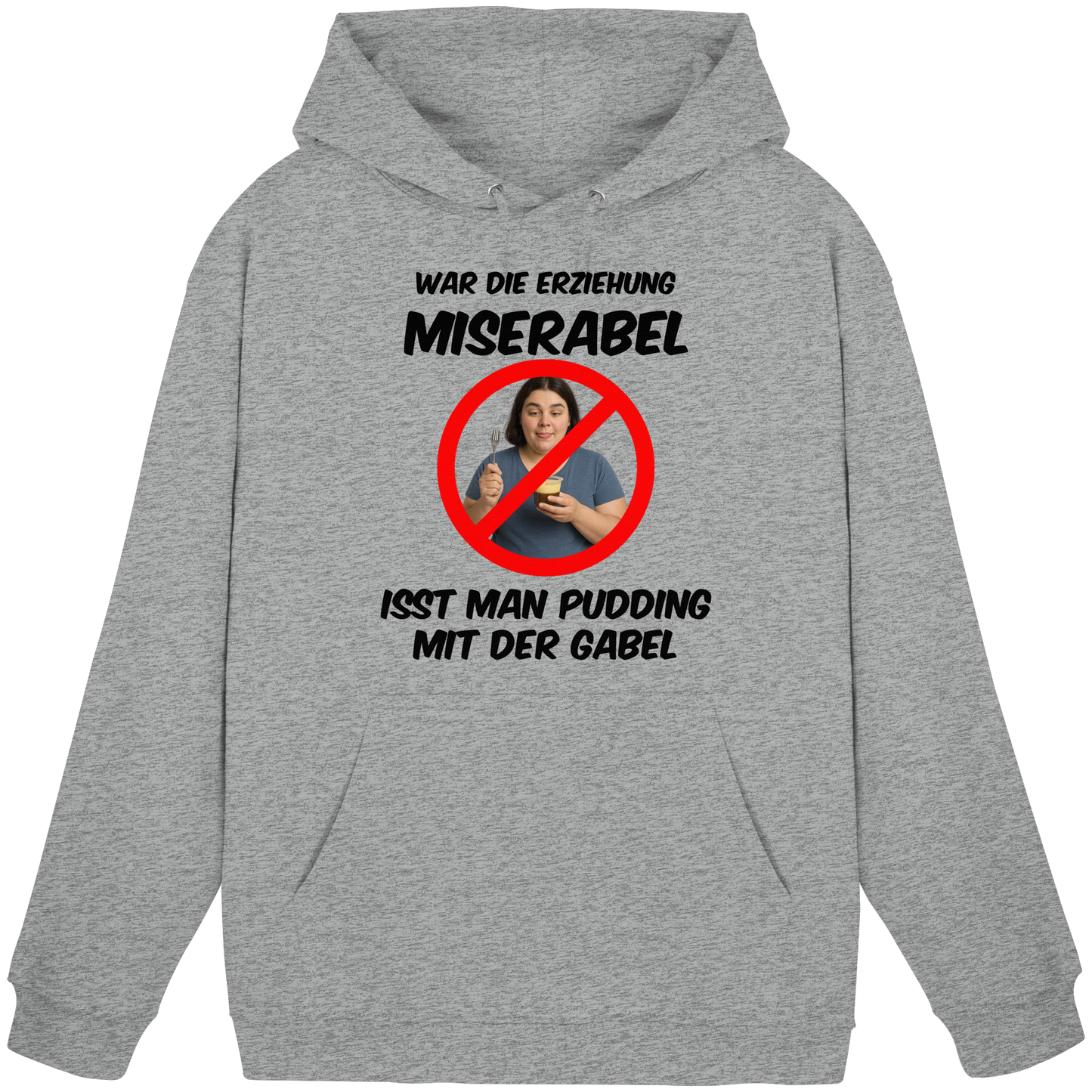 Pudding mit der Gabel - Basic Unisex Hoodie