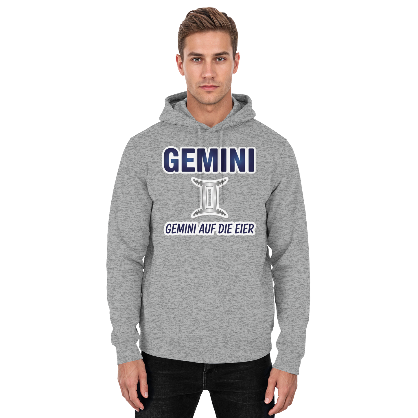 Gemini auf die Eier - Basic Unisex Hoodie