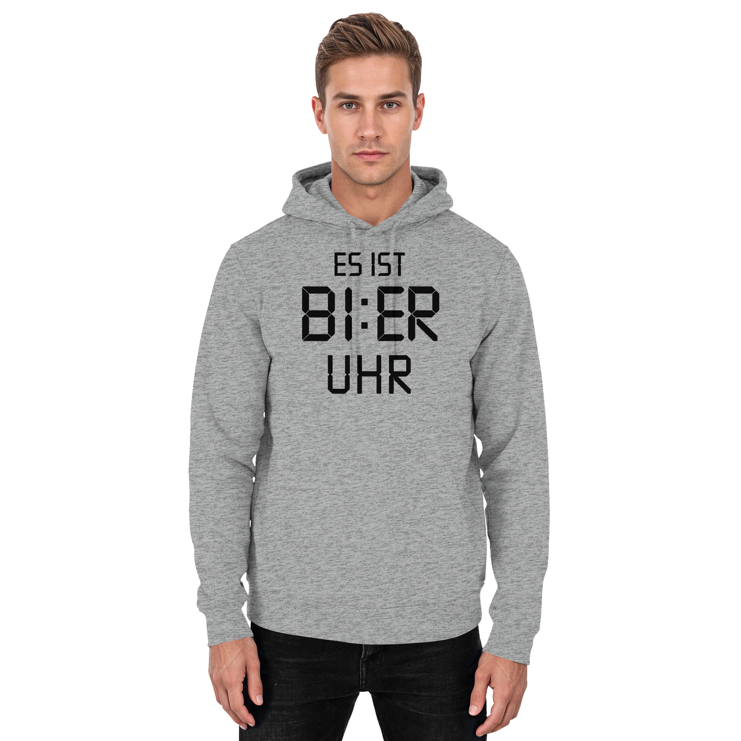 Es ist Bier Uhr - Basic Unisex Hoodie