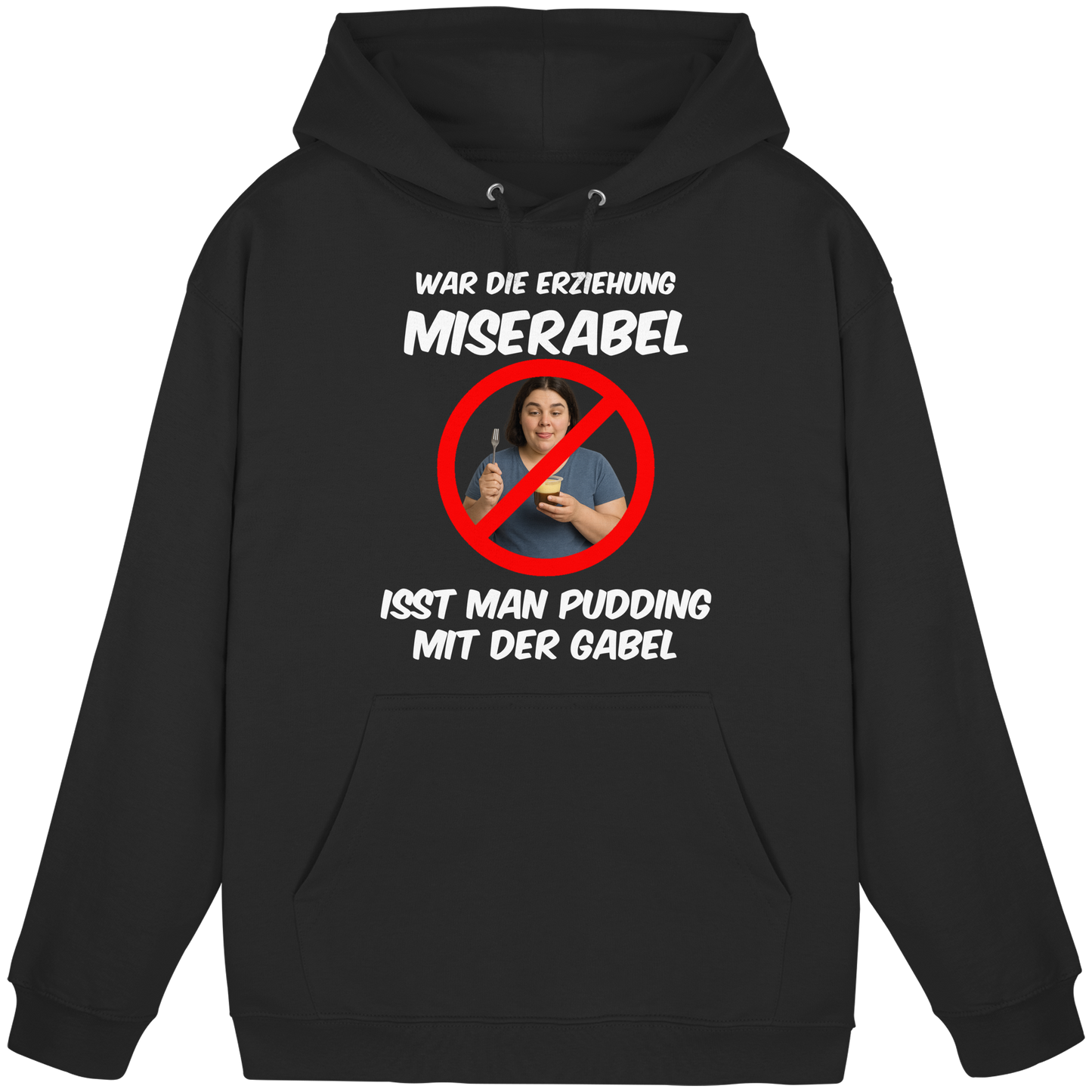 Pudding mit der Gabel - Basic Unisex Hoodie