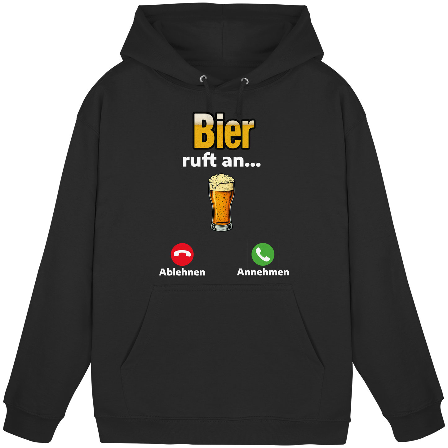 Bier ruft an... - Basic Unisex Hoodie