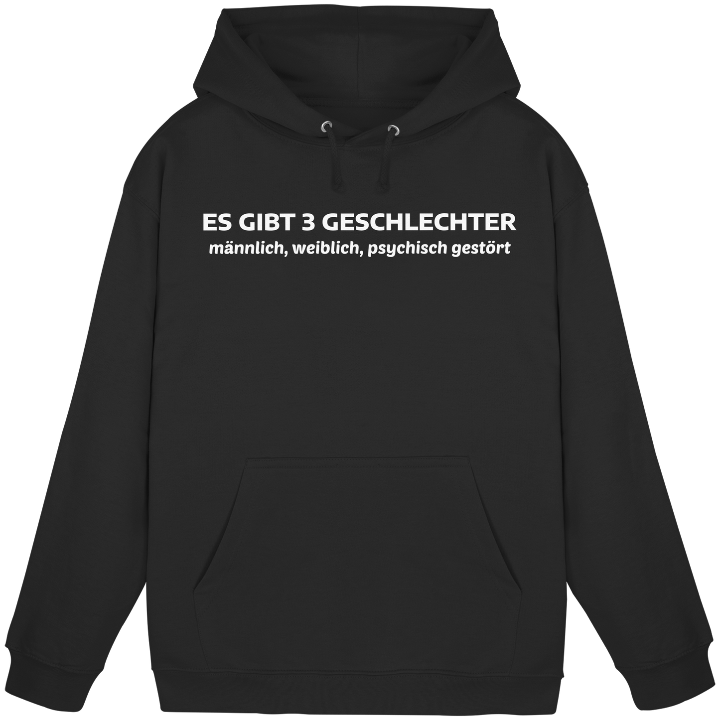 Es gibt 3 Geschlechter - Basic Unisex Hoodie