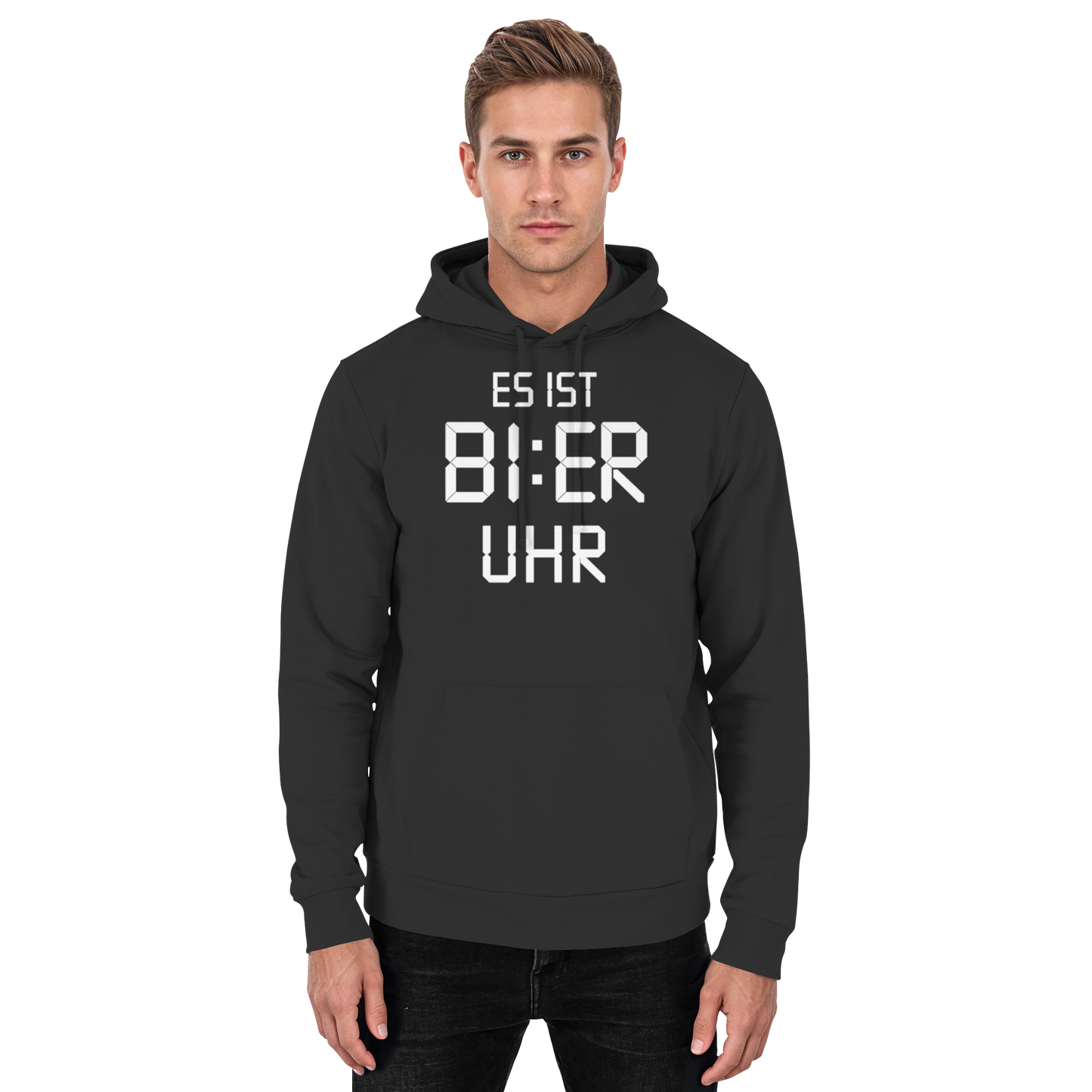 Es ist Bier Uhr - Basic Unisex Hoodie