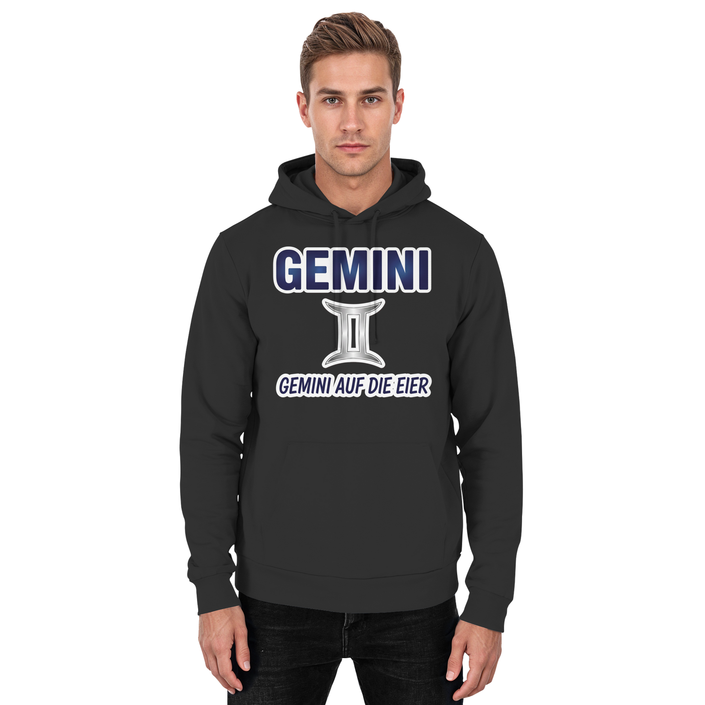 Gemini auf die Eier - Basic Unisex Hoodie