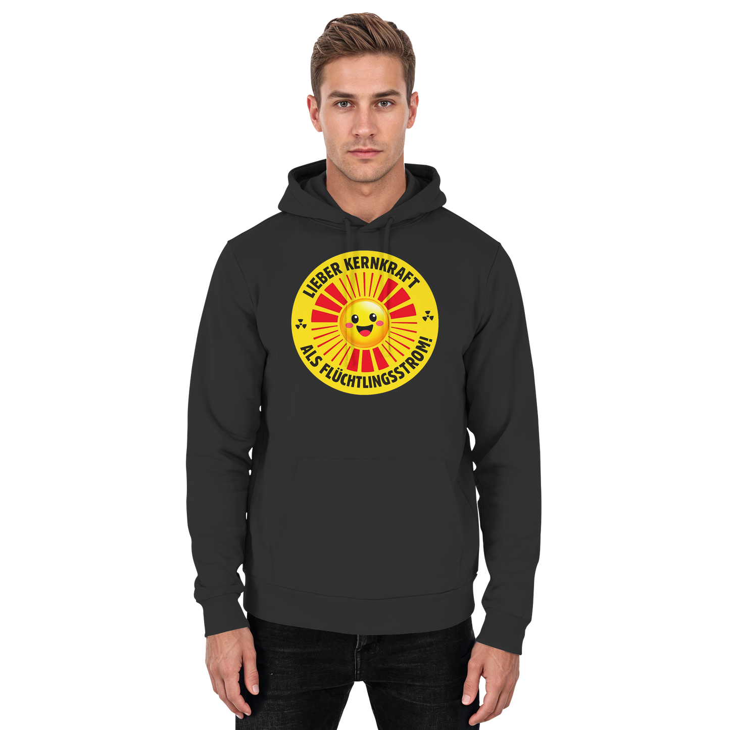 Lieber Kernkraft als Flüchtlingsstrom - Basic Unisex Hoodie