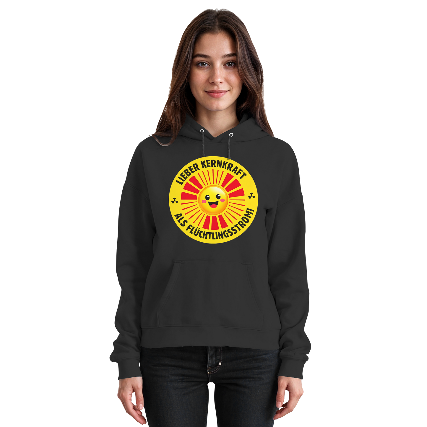 Lieber Kernkraft als Flüchtlingsstrom - Basic Unisex Hoodie