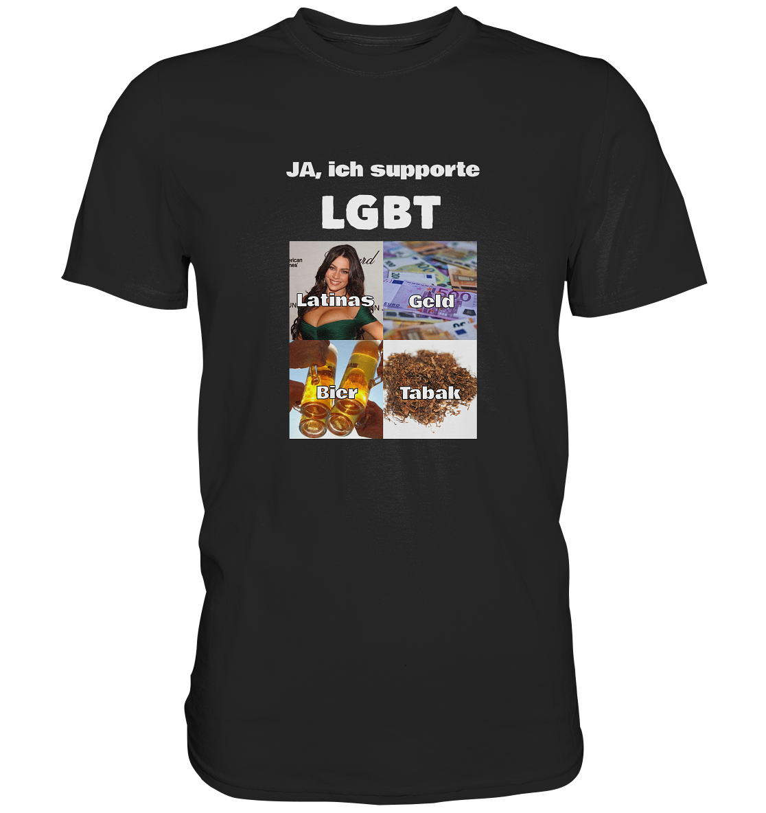 Ich supporte LGBT - Premium Shirt