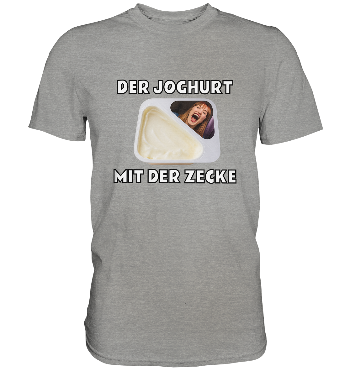 Der Joghurt mit der Zecke - Premium Shirt