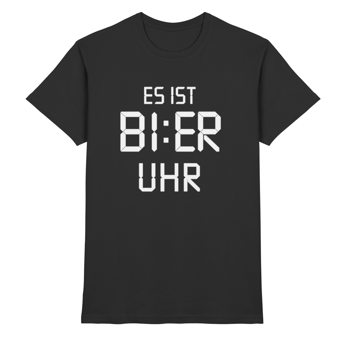 Es ist Bier Uhr - Premium Shirt