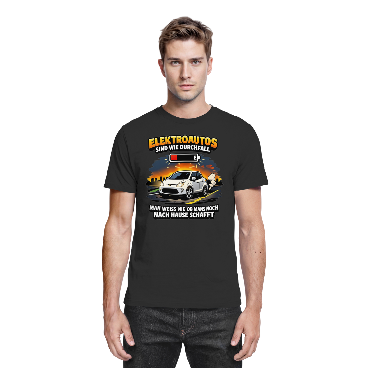Elektroautos sind wie Durchfall - Premium Shirt