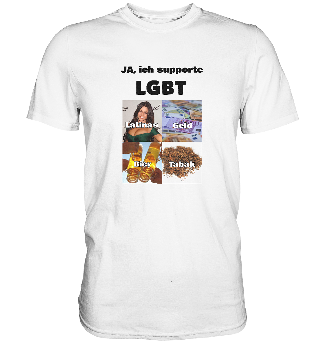 Ich supporte LGBT - Premium Shirt