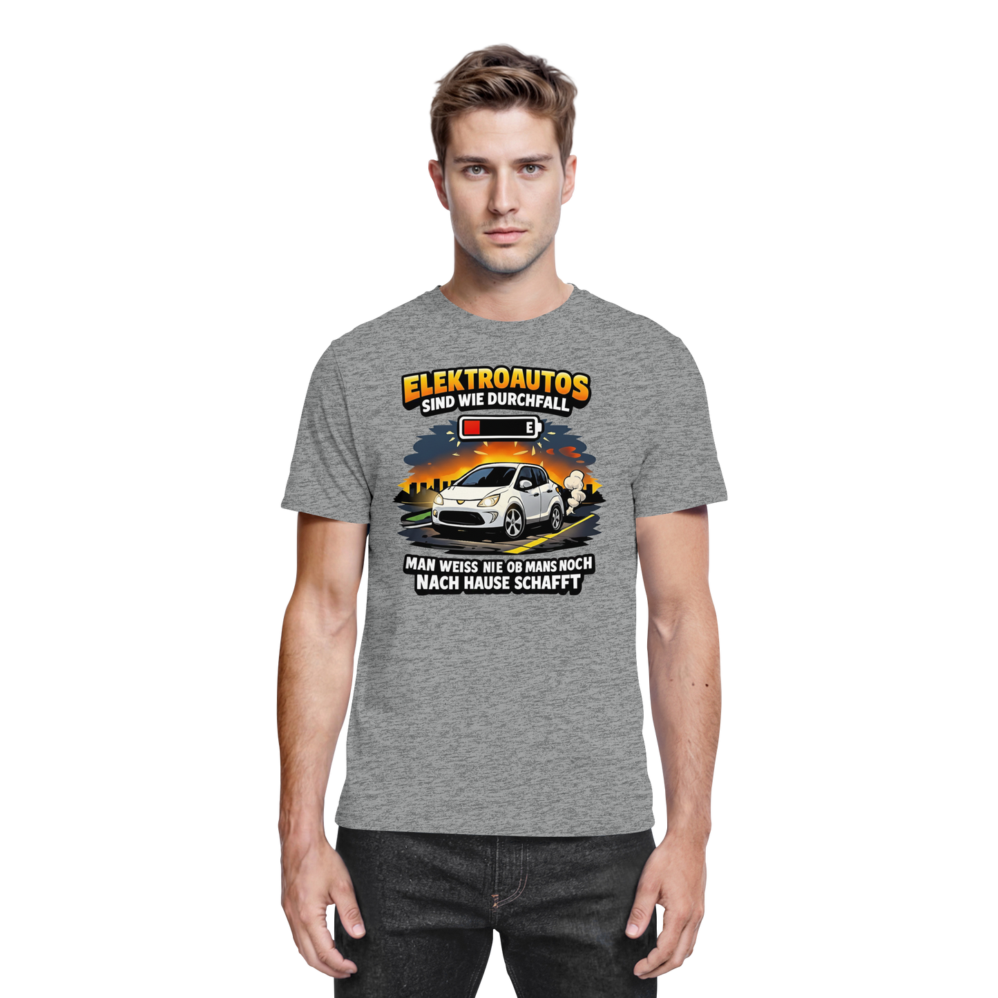 Elektroautos sind wie Durchfall - Premium Shirt