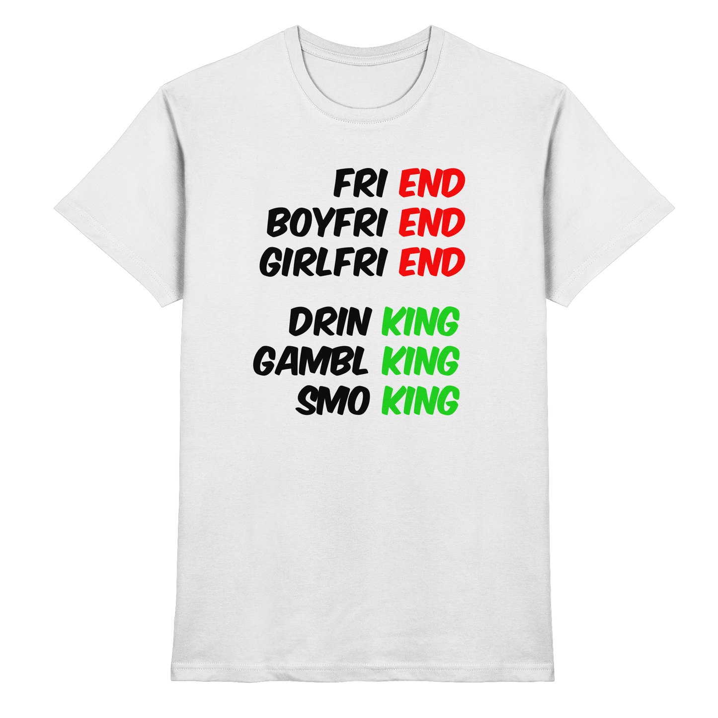 Drinking. Gamblking. Smoking. - Premium Shirt