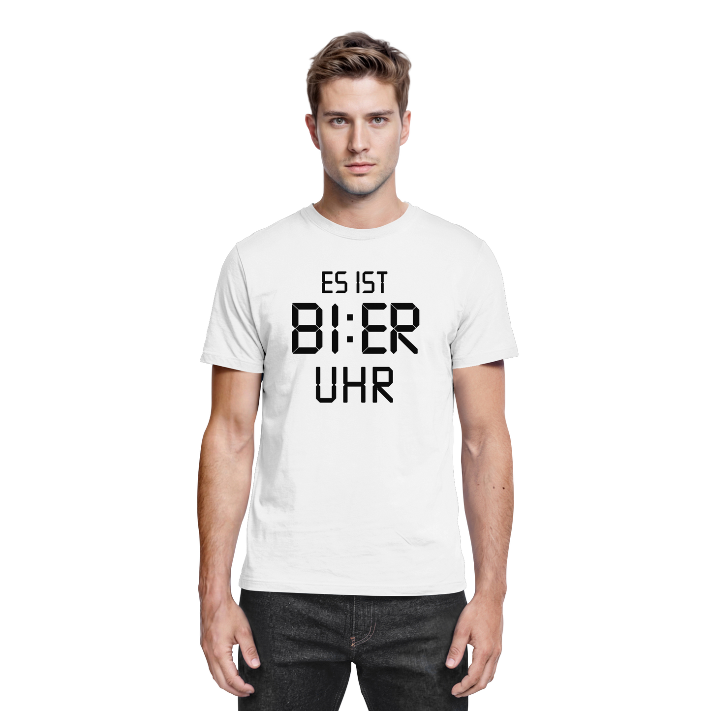Es ist Bier Uhr - Premium Shirt