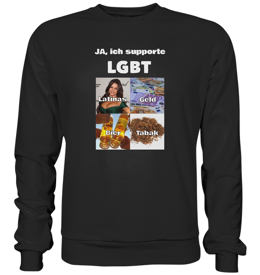 Ich supporte LGBT - Premium Sweatshirt