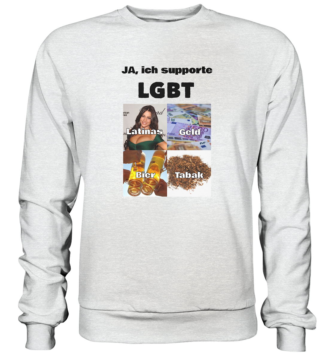 Ich supporte LGBT - Premium Sweatshirt