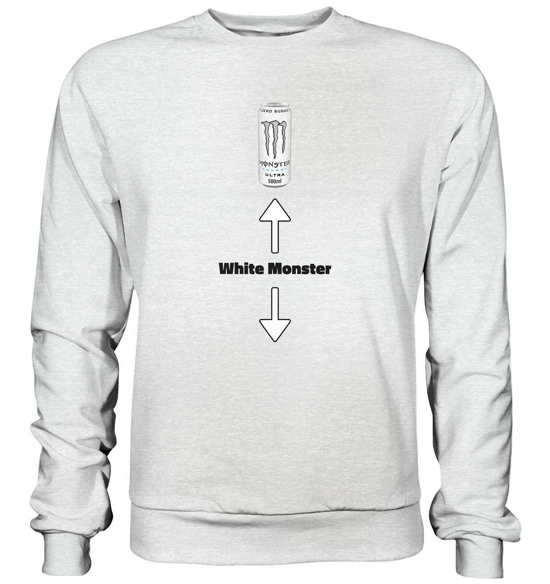 White Monster - Premium Sweatshirt