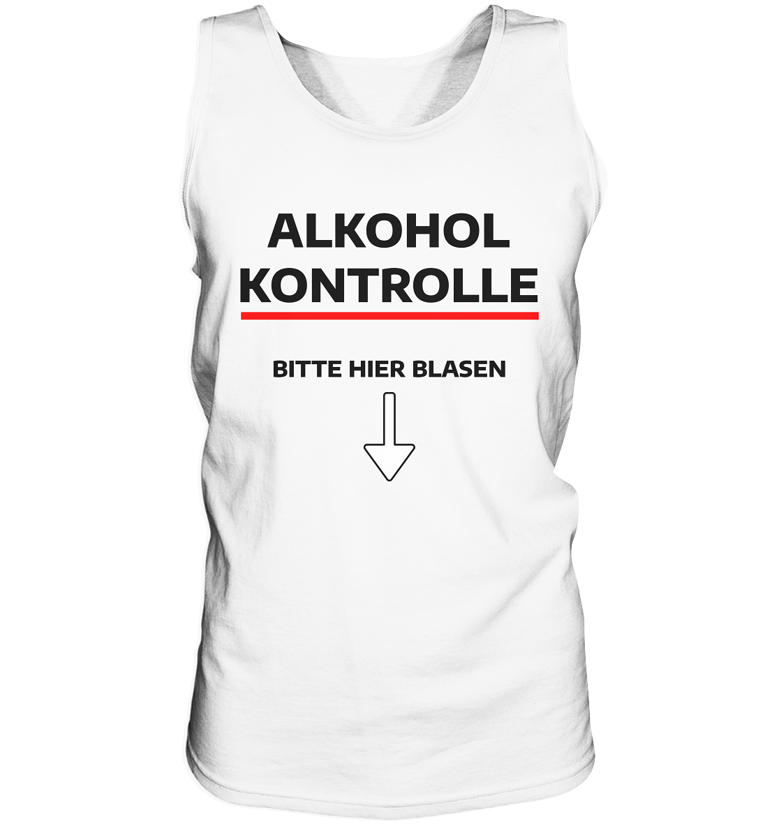 Alkohol Kontrolle - Tank-Top