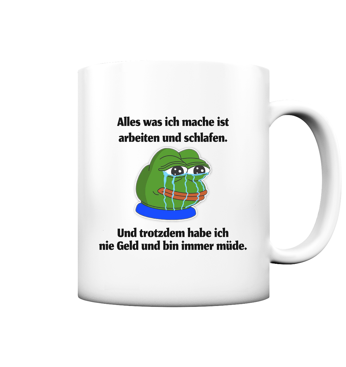 Sad Pepe - Tasse matt