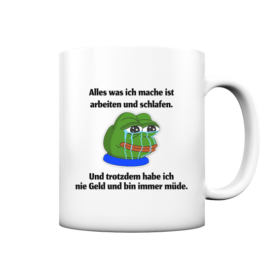 Sad Pepe - Tasse matt