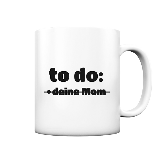 to do - Tasse matt